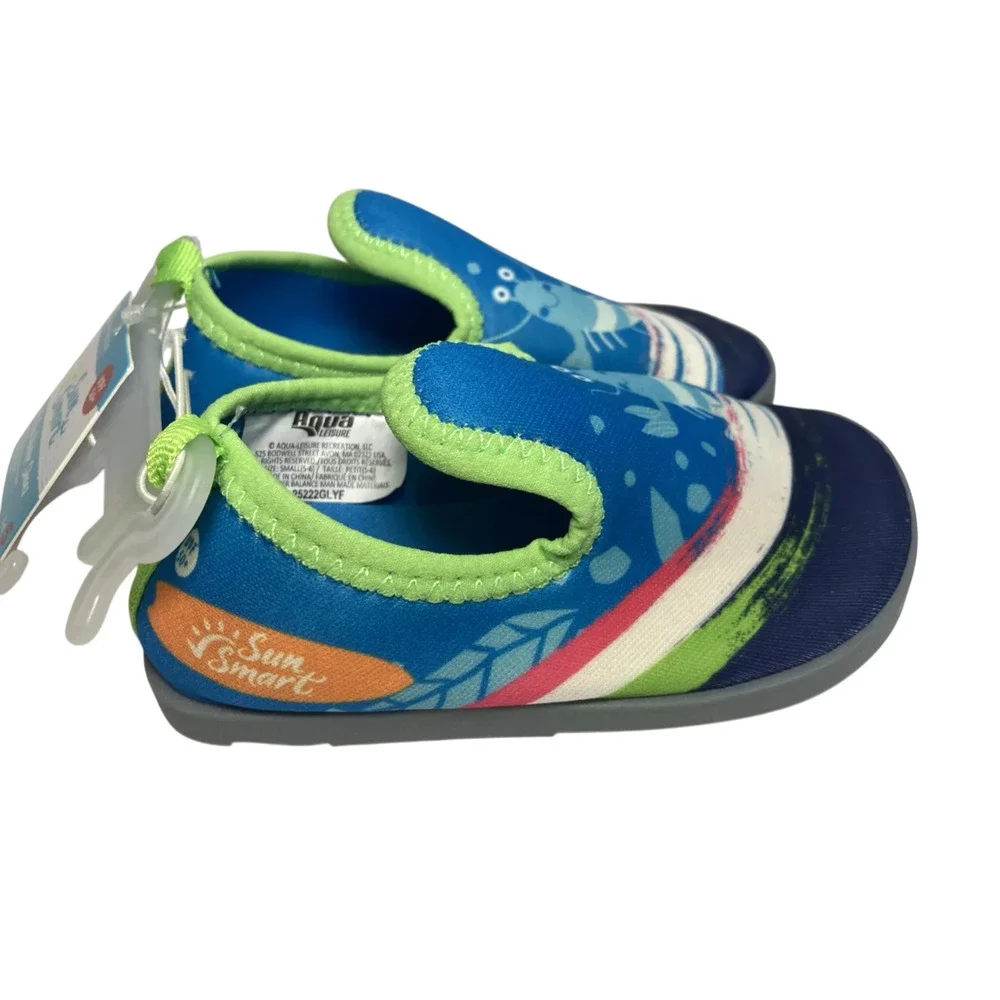 Sun Smart Hi-Top Kids Water Shoes Size: Medium 7-8 Lobster UPF 50+ New